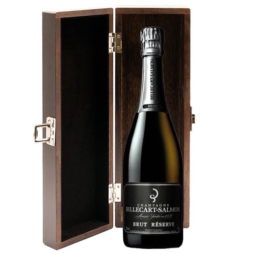 Billecart Salmon Le Reserve Champagne 75cl in Elm Wood Gift Box